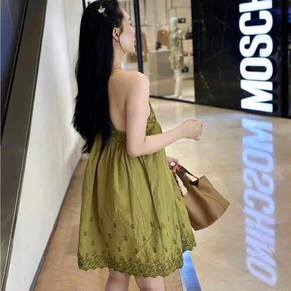 ZARA EMBROIDERED CHEMISE - Picture 2 of 9